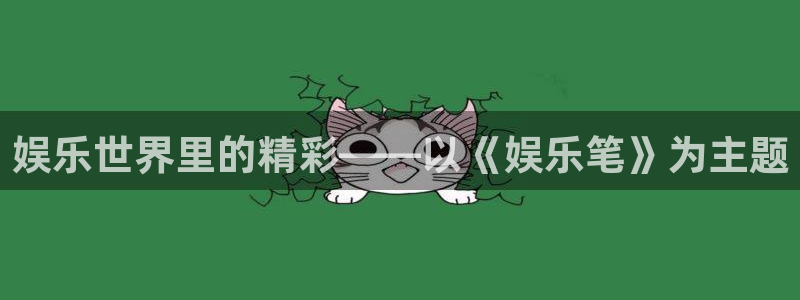 okooo澳客2平台登录：娱乐世界里的精彩——以《娱乐笔》为主题